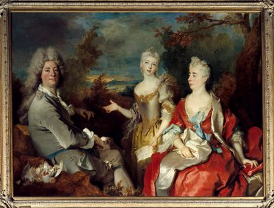 Familienporträt, früher bekannt als Porträt des Malers, seiner Frau und Tochter von Nicolas de Largillière