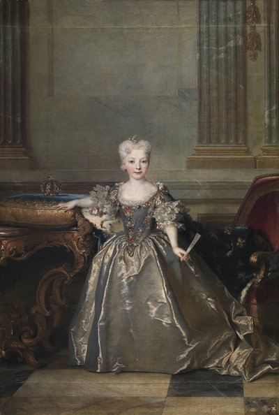 Infanta Mariana Victoria von Spanien, 1724 von Nicolas de Largillière