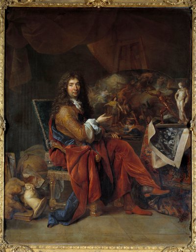 Porträt von Charles Lebrun von Nicolas de Largillière