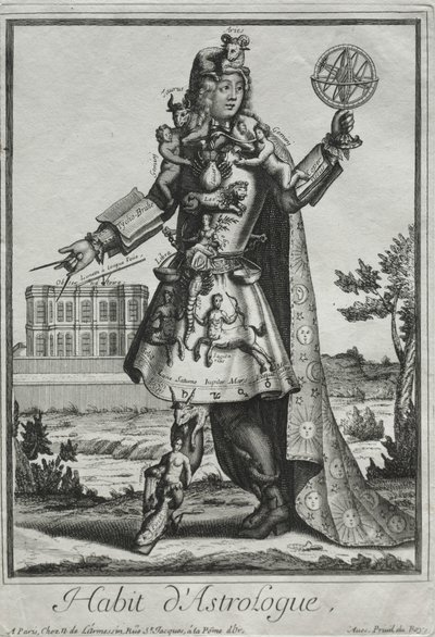 Fantasievolle Kostüme: Kostüm des Astrologen von Nicolas de Larmessin II