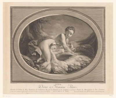 Leda und der Schwan von Nicolas de Launay (goudsmid)