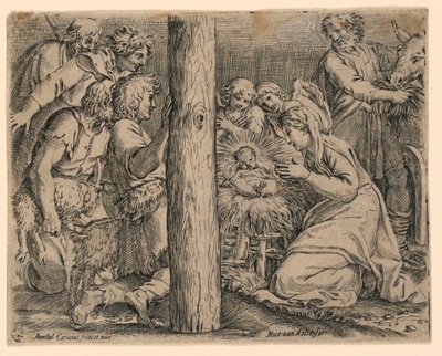 Die Anbetung der Hirten von Nicolaus van Aelst