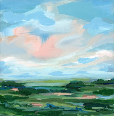 Ruhige Pastelllandschaft von Nicole Walsh