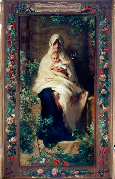 Unsere Liebe Frau vom Olivenbaum von Nicolo Barabino