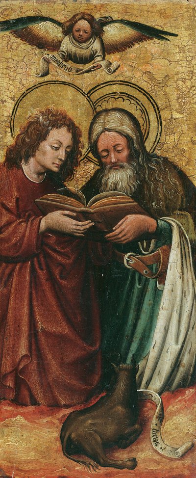 Die Evangelisten Matthäus und Lukas von Niederländischer Maler