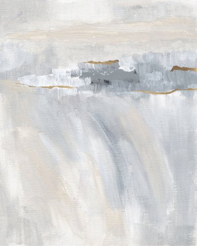 Abstrakter grauer goldener Horizont von Nikita Jariwala