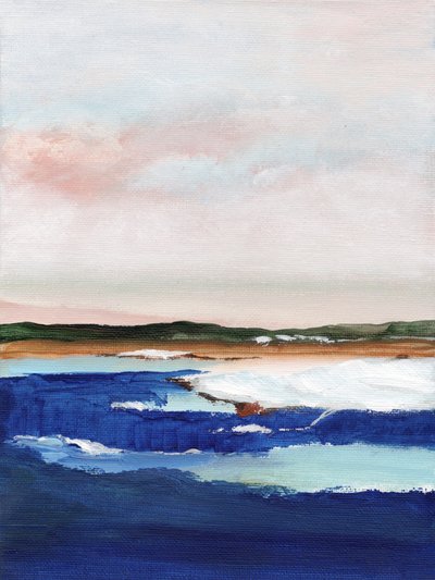 Blauer Ozeanhorizont von Nikita Jariwala