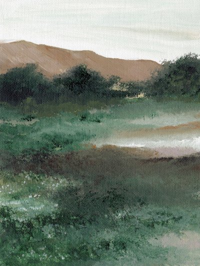 Neblige Berglandschaft von Nikita Jariwala