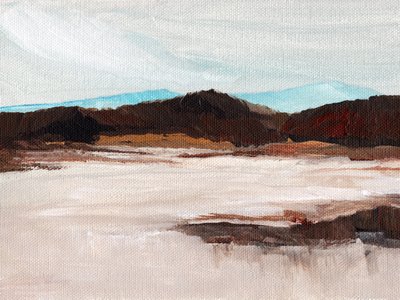 Gedämpfte Berglandschaft von Nikita Jariwala