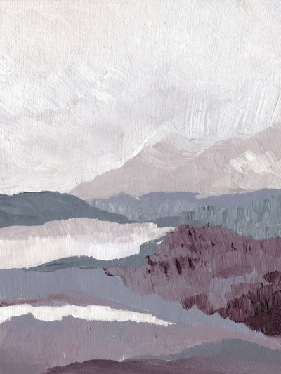 Gedämpfte Bergschichten von Nikita Jariwala