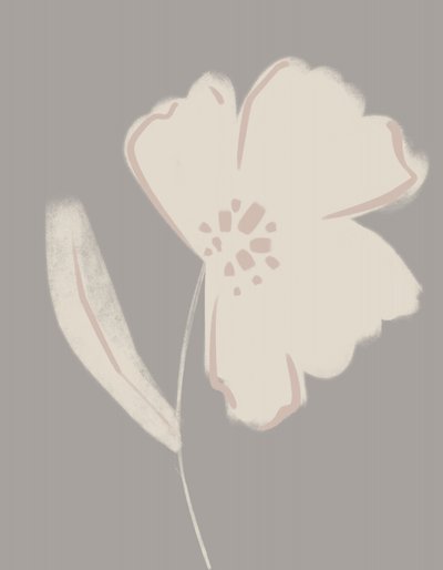 Weiche Blush-Blüte von Nikita Jariwala
