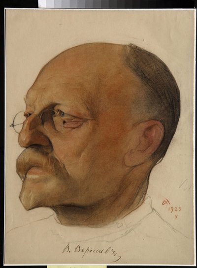 Porträt von Wikenti Wikentjewitsch Smidowitsch, genannt Wikenti Veressaiew (1867-1945), russischer Arzt und Schriftsteller - Zeichnung von Nikolai Andrejewitsch Andrejew (1873-1932) von Nikolai Andreevich Andreev