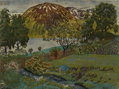 Juninacht im Garten von Nikolai Astrup