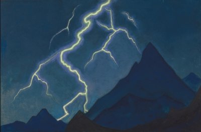 Ruf des Himmels. Blitz von Nikolai Konstantinowitsch Roerich