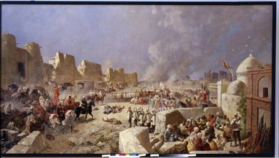Die russische Armee erobert Samarkand (Usbekistan) von Nikolai Nikolayevich Karasin