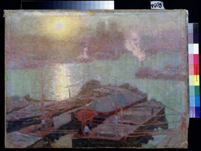 Die Seine in Paris von Nikolai Vasilyevich Dosekin