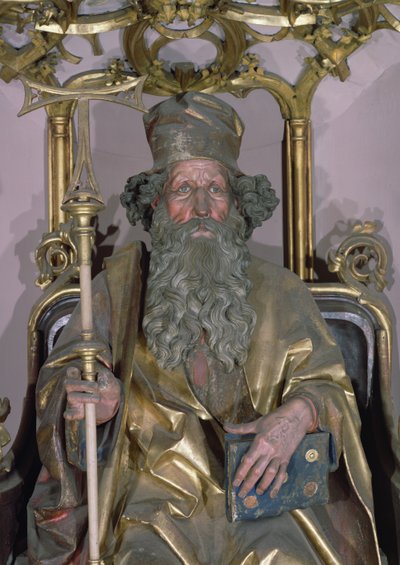 Isenheimer Altar (Detail) von St. Antonius dem Einsiedler von Nikolaus Hagenauer