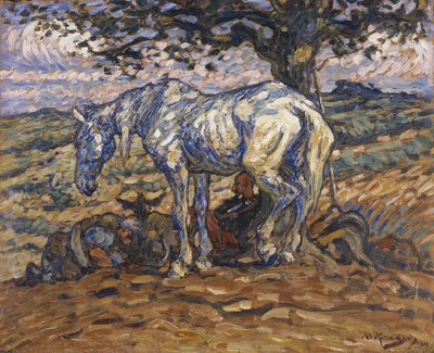 Don Quijotes Pferd Rosinante, 1911 von Nils Kreuger