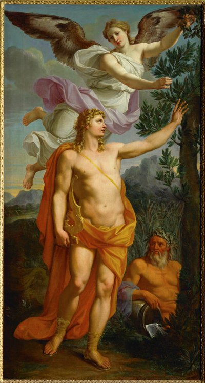 Apollo von der Siegesgöttin gekrönt von Noël Coypel