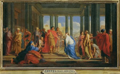 Kaiser Trajan bei einer öffentlichen Audienz von Noël Coypel
