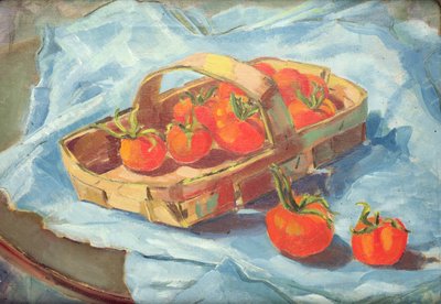 Korb mit Tomaten von Nora Summers