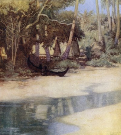 Eine Lagune in New Florida, Salomonen von Norman Hardy