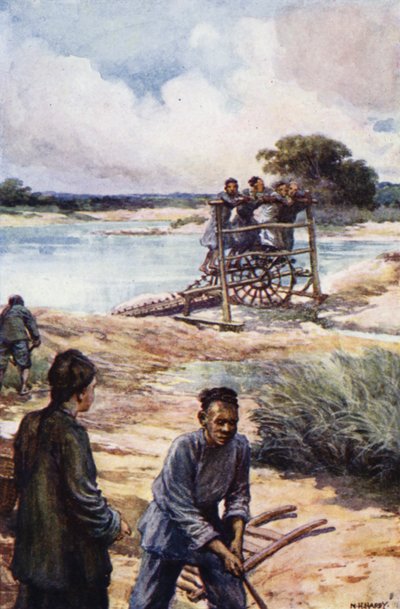 China: Ein Wasserrad von Norman Hardy