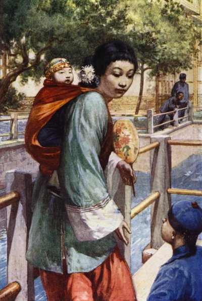 China: Mädchen und Baby von Norman Hardy
