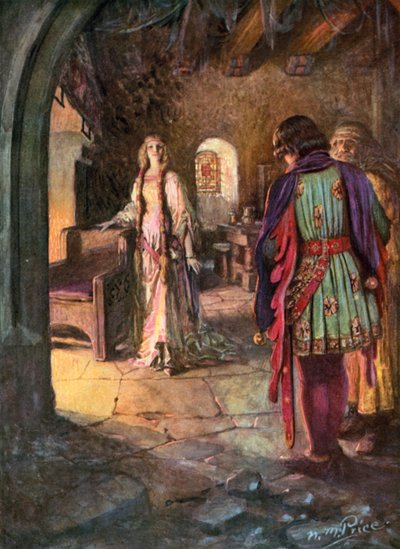 Tennyson, Die Hochzeit von Geraint von Norman Mills (after) Price
