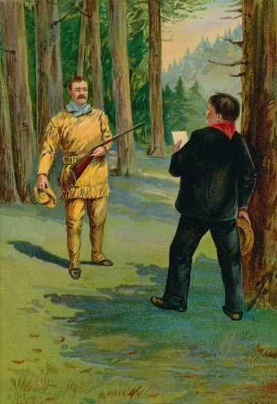 Theodore Roosevelt zum Sterbebett des sterbenden Präsidenten gerufen von North American