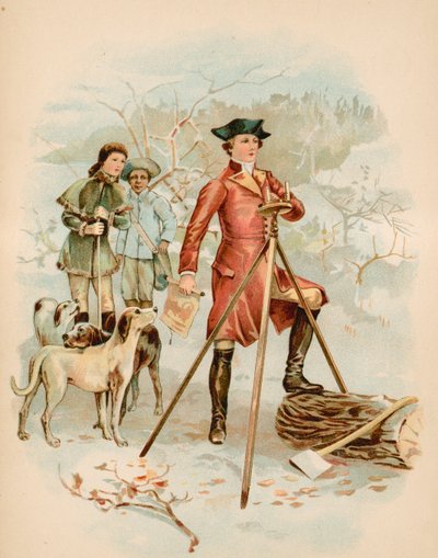 Junger Washington, Landvermesser von North American