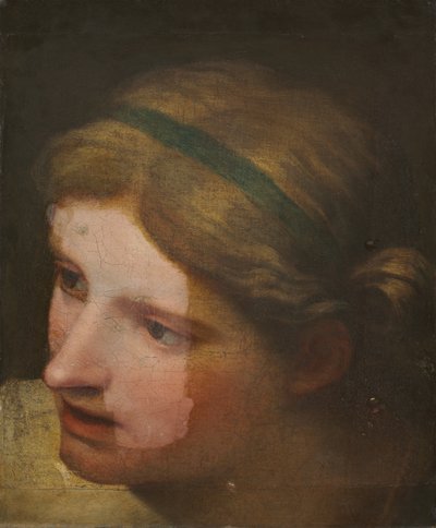 Lauschender Engel von Northern Italian School