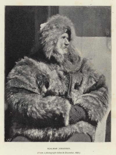 Hjalmar Johansen (s/w Foto) von Norwegian Photographer