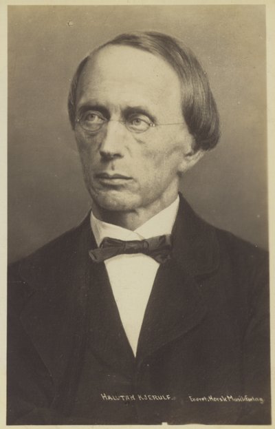 Porträt von Halfdan Kjerulf von Norwegian Photographer