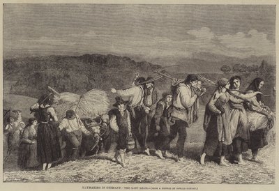 Heuernte in Deutschland, die letzte Ladung von O.A. Sickert