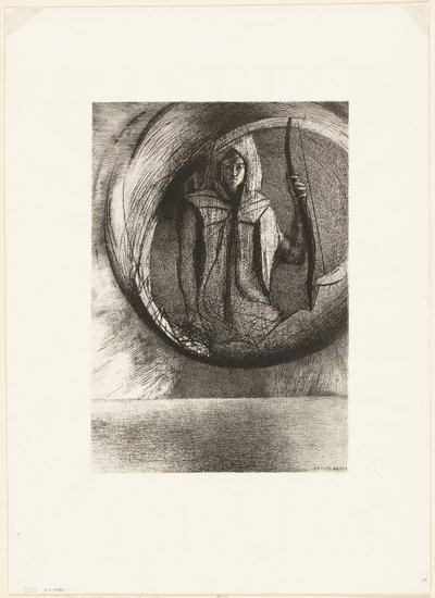 Und darüber hinaus, das Astralidol, die Apotheose, Platte 2 von 6 von Odilon Redon