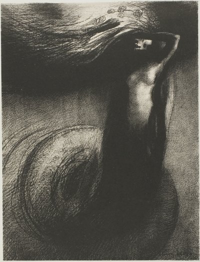 Tod: "Meine Ironie übertrifft alle anderen!", Platte 3 von 6 von Odilon Redon