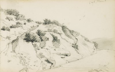 Zeichnung aus einem Album mit dem Titel "Das Baskenland", 1862-63 von Odilon Redon