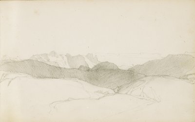 Zeichnung aus einem Album mit dem Titel "Das Baskenland", 1862-63 von Odilon Redon