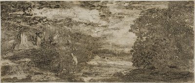 Reiter unter einem stürmischen Himmel von Odilon Redon