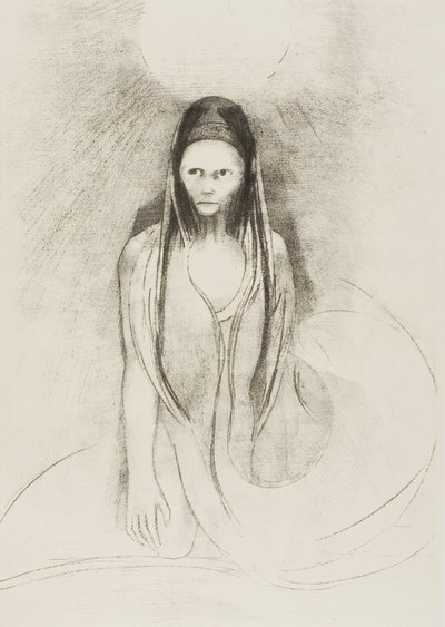 Intelligenz war mein! Ich wurde der große Buddha!, Tafel 12 von 24 von Odilon Redon