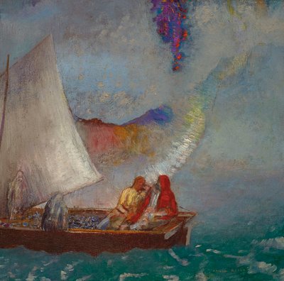 Das graue Segel, um 1900-1904 von Odilon Redon