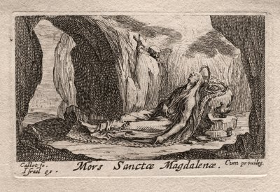 Die Büßer: Tod der Heiligen Magdalena von Odilon Redon