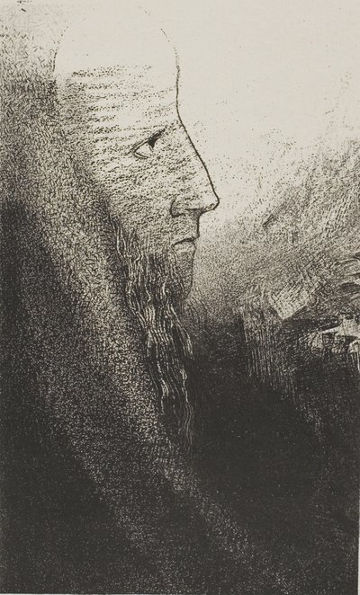 Heiliger Antonius: "Hilf mir, o mein Gott!", Platte 2 von 24 von Odilon Redon