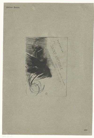 Titelblatt der Serie mit der Versuchung des heiligen Antonius von Odilon Redon