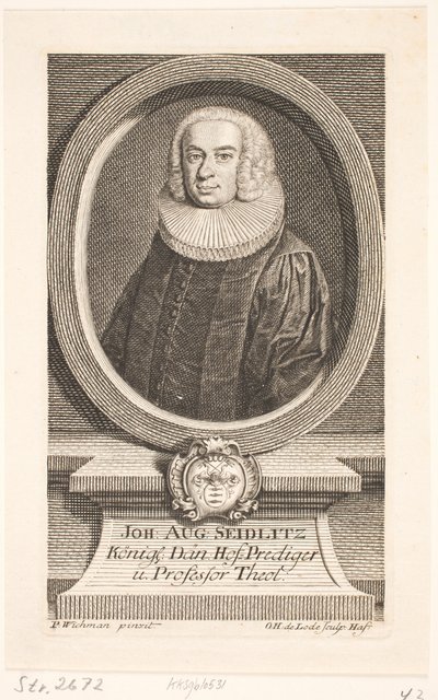 Johan August Seidlitz, Pfarrer von Odvardt Helmoldt de Lode