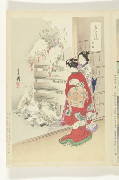 Verschneiter Garten von Ogata Gekko