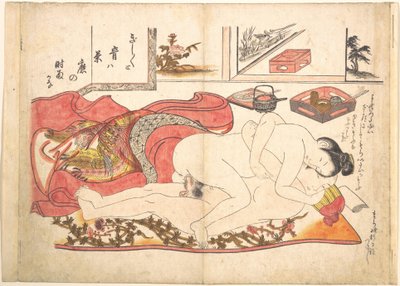 Schlafzimmerszene von Okumura Masanobu