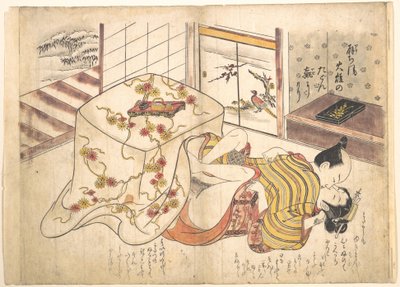 Schlafzimmer-Szene von Okumura Masanobu