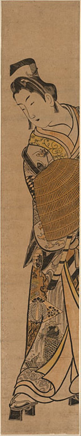 Der Schauspieler Onoe Kikugoro I als Soga no Goro von Okumura Masanobu